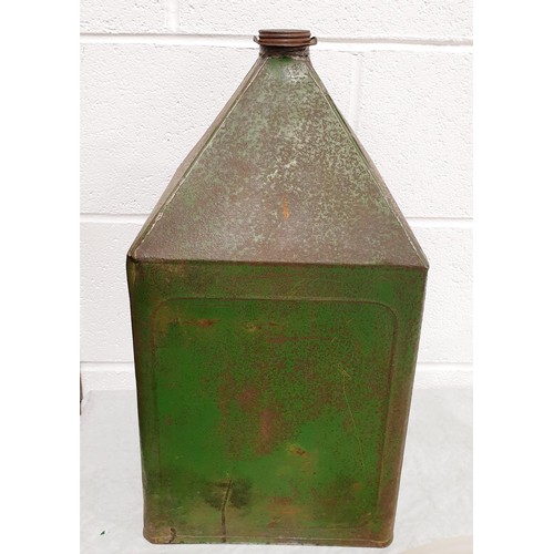 268 - A vintage pyramid petrol/oil can, height 19.5