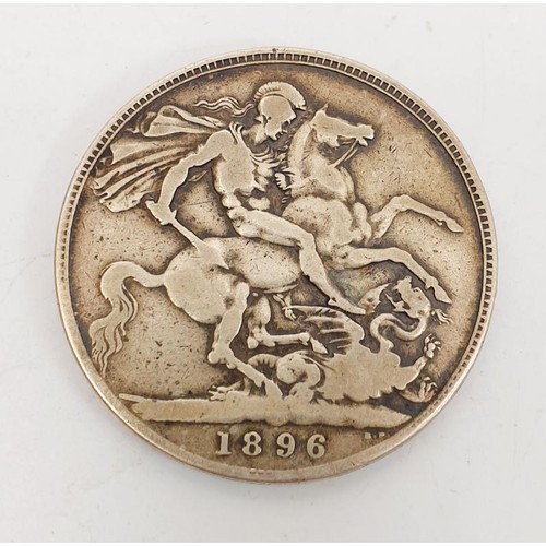 49 - An 1896 crown. UK shipping £14.