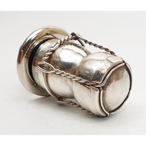 54 - A Christoph Widmann silver plated bottle stopper. UK shipping £14.