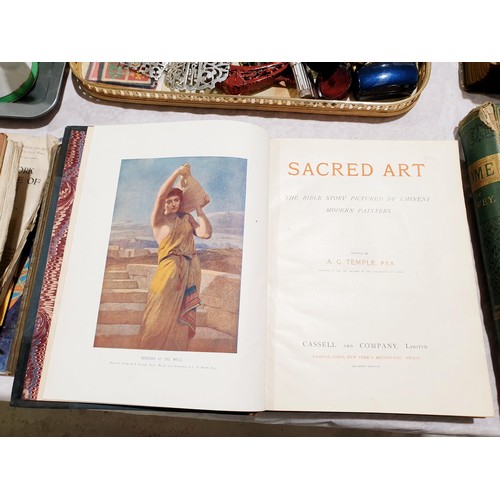 56 - Sacred Art, The Bible Story Pictured by Eminent Modern Painters, edited by A. G. Temple, Cassell & C... 