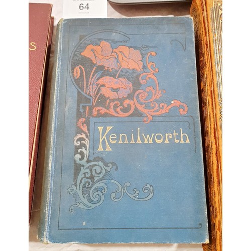 64 - Scott, Walter, Kennilworth: A Romance W. P. Nimmo, Hay & Mitchell, Edinburgh. UK shipping £14.