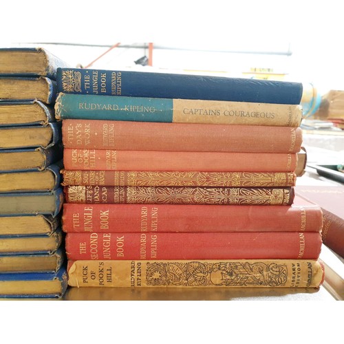 66 - A selection of vintage Rudyard Kipling books. UK  shipping £14.