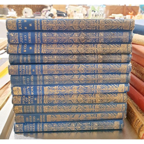 66 - A selection of vintage Rudyard Kipling books. UK  shipping £14.