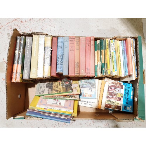 104 - A box of vintage books including Ladybird. No shipping. Arrange collection or your own packer and sh... 