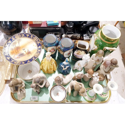 173 - A selection of ornaments including Noritake and Royal Worcester. No shipping. Arrange collection or ... 