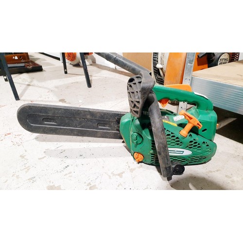 214 - A Hawksmoor petrol chain saw and one other. No shipping. Arrange collection or your own packer and s... 