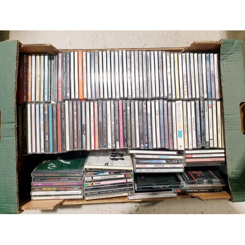 216 - A box of CDs including Nirvana 