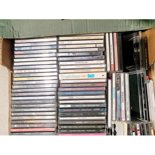 216 - A box of CDs including Nirvana 