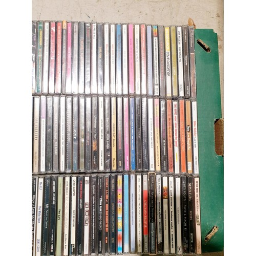 217 - A box of CDs including The Clash 