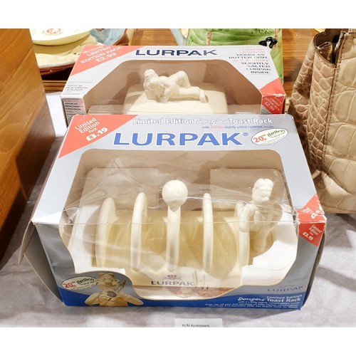 114 - A boxed Lurpak toast rack and butter dish. No shipping. Arrange collection or your own packer and sh... 