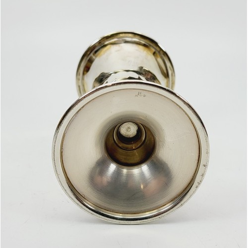 33 - A hallmarked silver vase, height 5.5