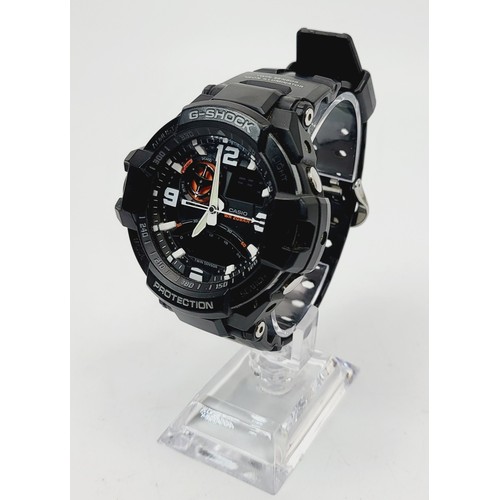 32A - A men's Casio G-SHOCK Gravitymaster wrist watch GA1000-1A 5302. UK shipping £14.