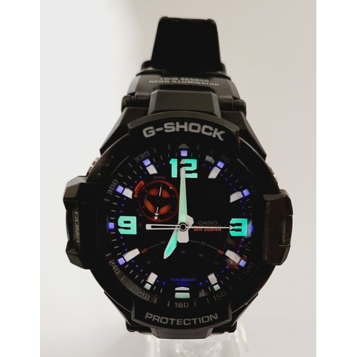 32A - A men's Casio G-SHOCK Gravitymaster wrist watch GA1000-1A 5302. UK shipping £14.