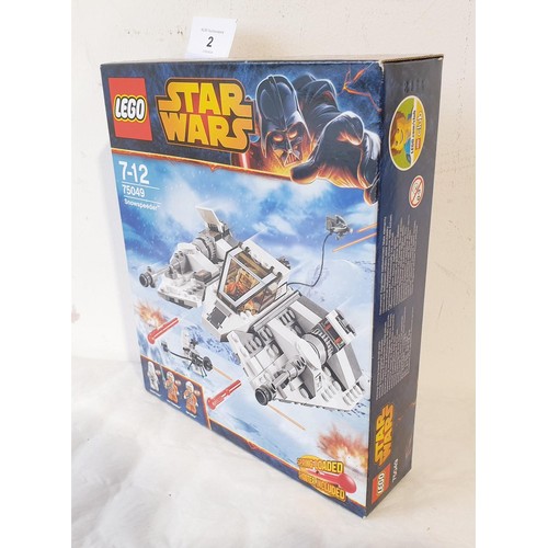 2 - A sealed Lego Star Wars Snow Speeder 75049, retired in 2015. UK shipping £14.