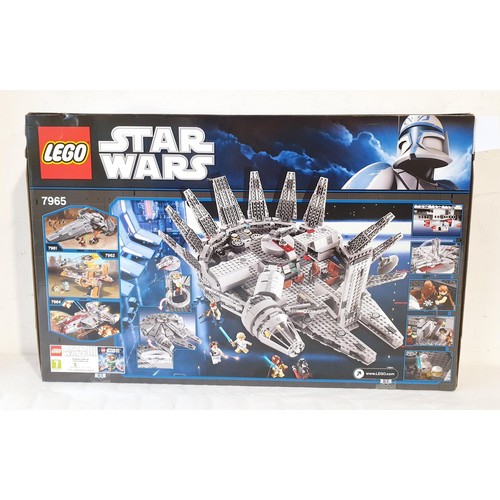 10 - A sealed Lego Star Wars Millennium Falcon 7965, retired in 2014. UK shipping £14.