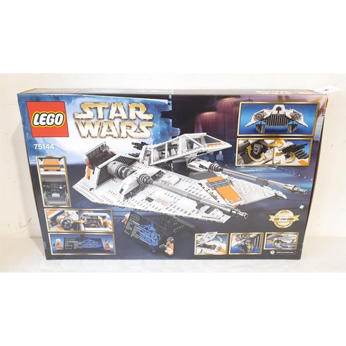 18 - A sealed Lego Star Wars Snow Speeder 75144, retired in 2019. UK shipping £14.