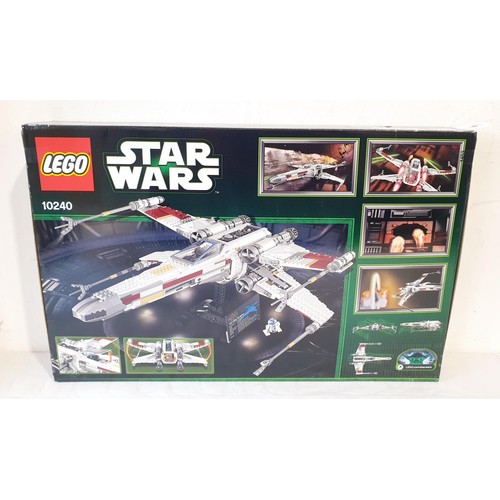 19 - A sealed Lego Star Wars X-wing Fighter Red Squadron 10240, retired in 2015. UK shipping £14.