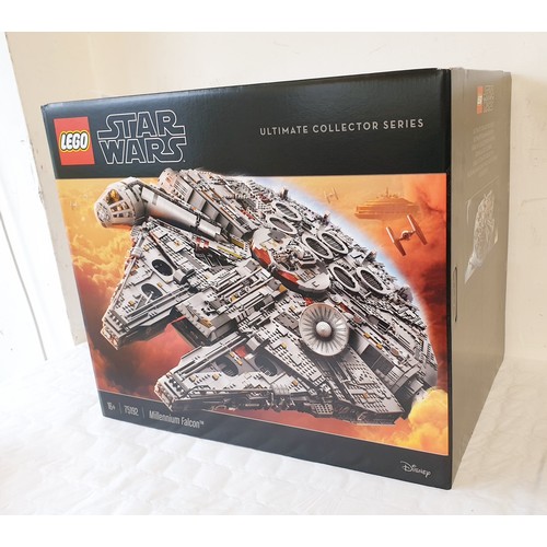 28 - A sealed Lego Star Wars Millennium Falcon Ultimate Collector Series 75192,  with outer carton. No in... 