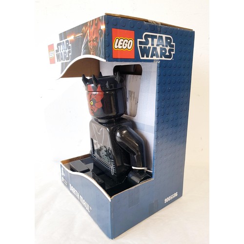 39 - A sealed Lego Star Wars Darth Maul alarm clock. UK shipping £14.