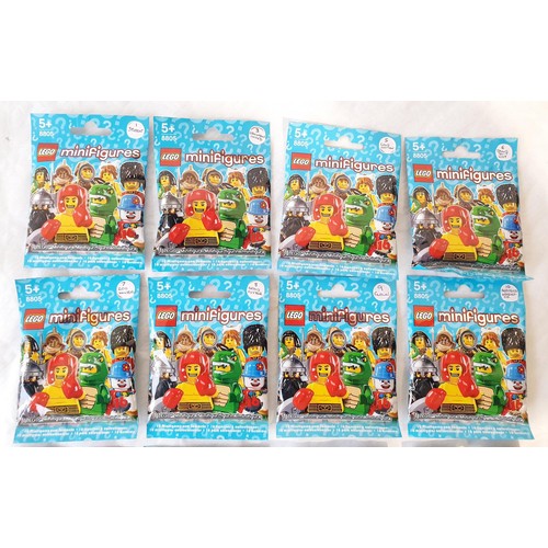 52 - Thirteen sealed series 5 Lego Minifigures: No's 1, 3, 5, 6, 7, 8, 9, 10, 11, 12, 15, 16 and Eqyptian... 