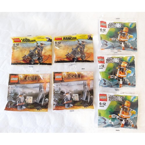 70 - Seven sealed Lego polybags: two The Hobbit 30213 