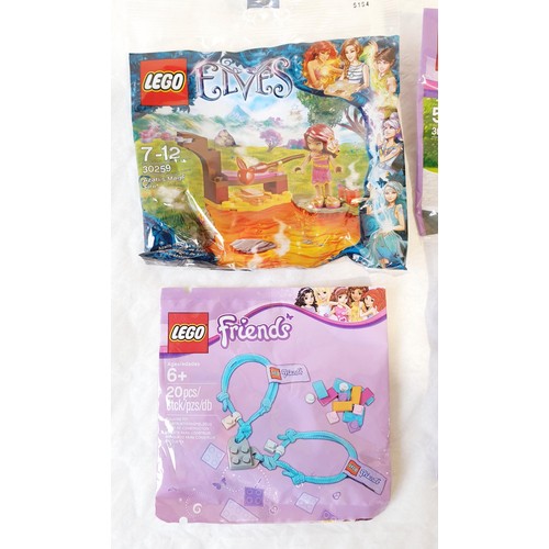 72 - Four sealed Lego Friends polybags: two 