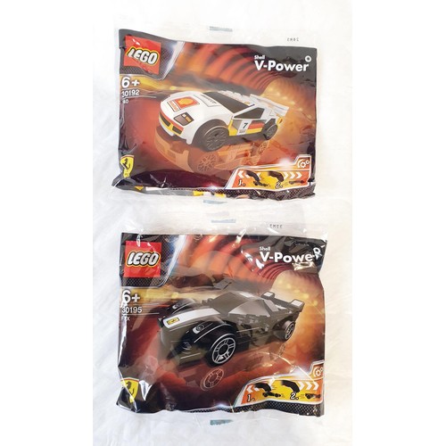 75 - Six sealed Lego Shell V-Power polybags: 