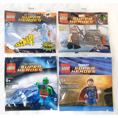 77 - Seven sealed Lego DC Comics Super Heroes: four 