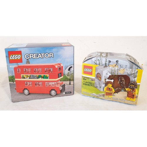 81 - Sealed Lego Creator Furry Creatures 31021, London Bus 40220 and Iconic Cave 5004936, all retired. UK... 