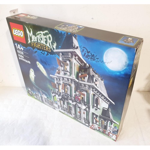 92 - A sealed Lego Monster Fighters Haunted House 10228, retired in 2015. UK shipping £14.