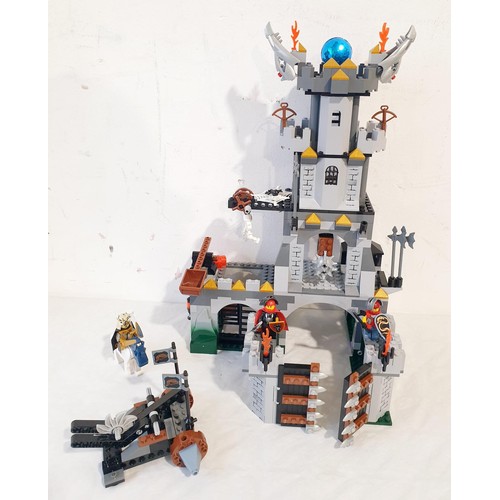 98 - A Lego Knights' Kingdom II Mistlands Tower 8823, missing one minifigure, otherwise 99% complete, wit... 