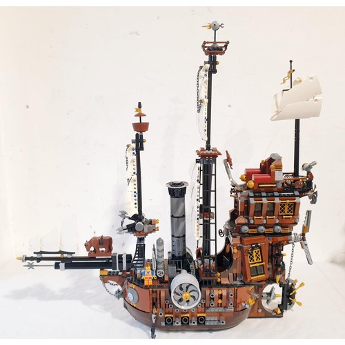 103 - A Lego Metalbeard's Sea Cow 70810, the ship is complete with Metalbeard and Emmet, the other minifig... 