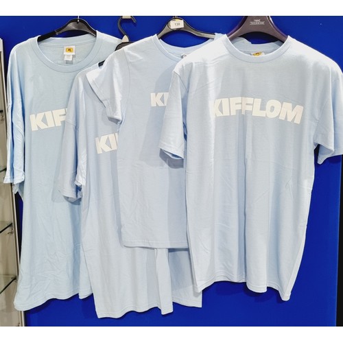 130 - Four Grand Theft Auto V Kifflom tee shirts, sizes small, medium, large and XXL. UK shipping £14.