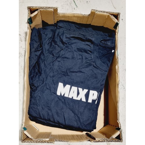 136 - Nine Max Payne 3 black tee shirts, seven small and two large. UK shipping £14.