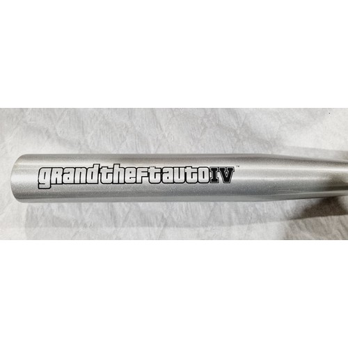 180 - A Grand Theft Auto IV aluminium baseball bat. UK shipping £14.