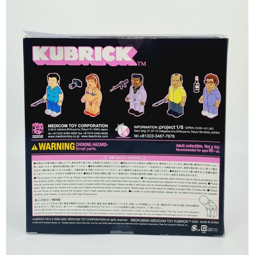 183 - A pack of Grand Theft Auto Vice City Kubrick Scale Figures with three Vice City Kubrick Figures Post... 