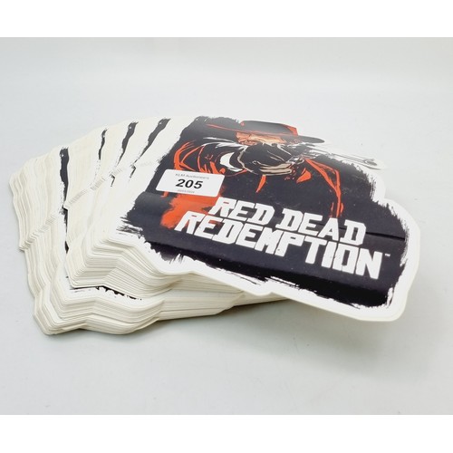 205 - One hundred Red Dead Redemption John Marston stickers 8