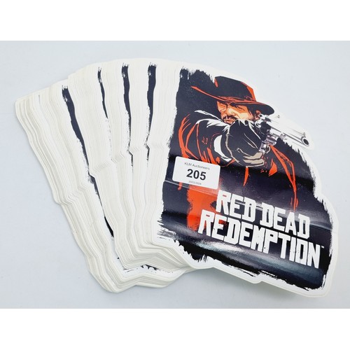 205 - One hundred Red Dead Redemption John Marston stickers 8