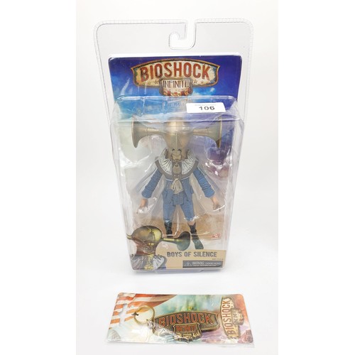 106 - A Bioshock Infinite George Washington Motorised Patriot, Infinite Boys of Silence Figure NECA and a ... 