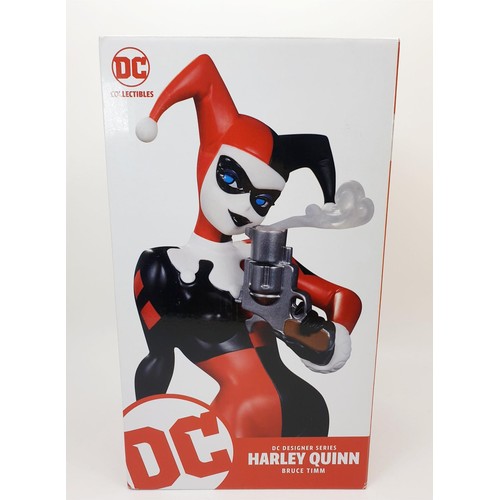 114 - A boxed DC Collectibles Designer Series BTAS Harley Quinn figure by Bruce Timm. UK shipping £14.