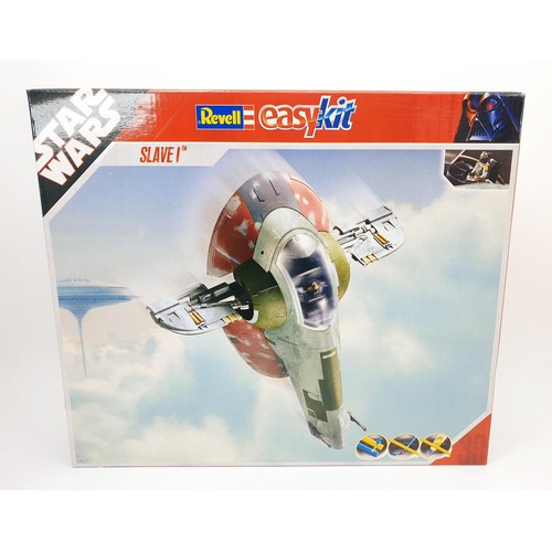 115 - A Star Wars Revell 06659 Slave 1 Boba Fett's Ship Model Kit and a Star Wars The Clone Wars Octuptarr... 