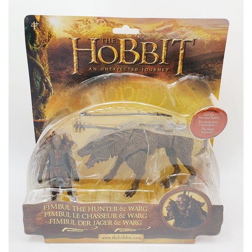 120 - Three The Hobbit An Unexpected Journey figures: Fimbul the Hunter and Warg BD16021, Thorin Oakenshie... 