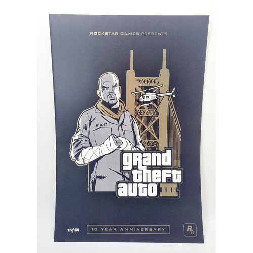 234 - A Grand Theft Auto III limited edition lithograph 