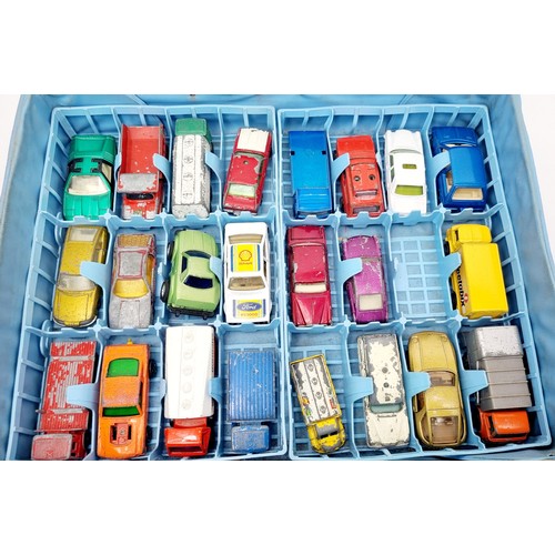 244 - A Matchbox Series 41 collectors case with forty seven diecast cars. UK shipping £14.