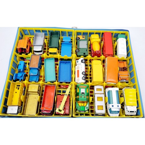 245 - A Matchbox Series Carry Case with forty eight diecast cars. UK shipping £14.