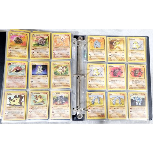 247 - A folder of 270 Pokemon cards including Holos which include Team Rocket's Mewtwo, with approx. seven... 