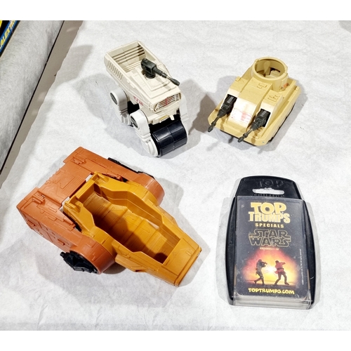 248 - A Kenner Jabba The Hut playset with Star Wars mini rigs, Sail Skiff, CAP-2, AST-5, MTV-7, MLC-3, ISP... 