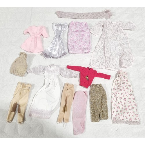 191 - A selection of vintage dolls clothing for Barbie or Sindy dolls, UK Shipping £14.