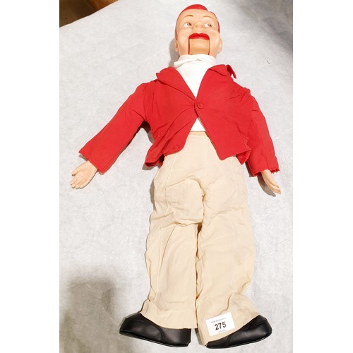 275 - A vintage Jolly Jim ventriloquists dummy. UK Shipping £14.