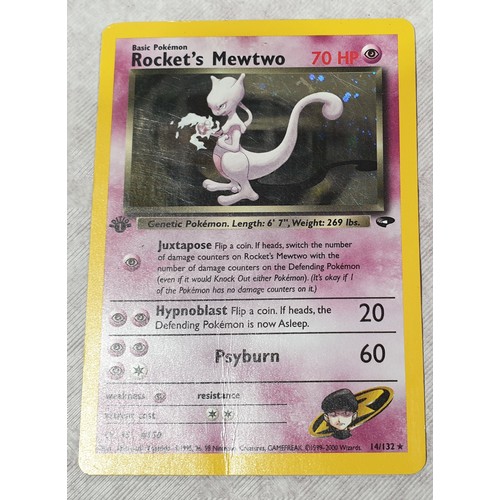 247 - A folder of 270 Pokemon cards including Holos which include Team Rocket's Mewtwo, with approx. seven... 